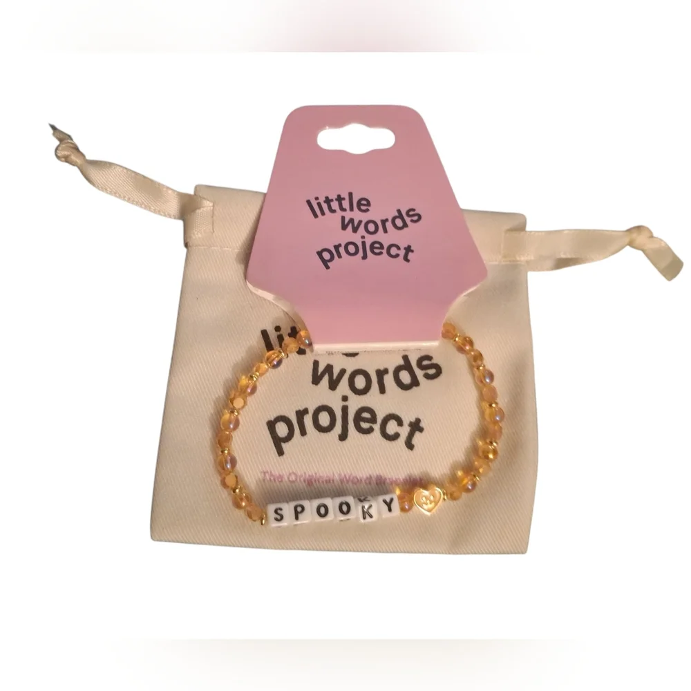 NWT Little Words Project Bracelet/Halloween 🧡🎃 - Picture 1 of 2